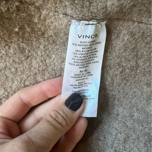 Vince Longline Cardigan Coat Sz M - Picture 6 of 9